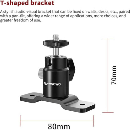 T Shape Adjustable Metal Camera Wall Mount, Speaker Wall Mount, - Image 2