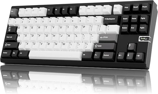 Chilkey ND TKL Aluminum Mechanical Keyboard, 87 Keys Tenkeyless Wireless Gaming by Chilkey