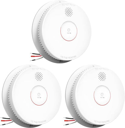 SITERWELL Smoke Detector, Hardwired Interconnected Smoke Detector, by SITERWELL