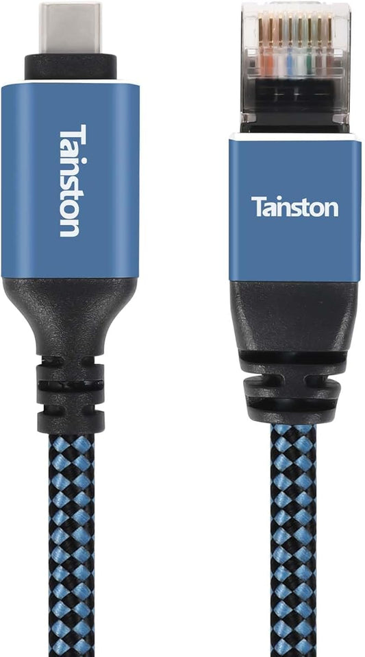 USB C to Ethernet Cable, 20Ft Type C to RJ45 Cable, USB C to Gigabit Ethernet by Tainston
