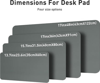 Aothia Leather Desk Pad Protector, Office Desk Mat, Large Mouse Pad, Non-Slip - Image 7