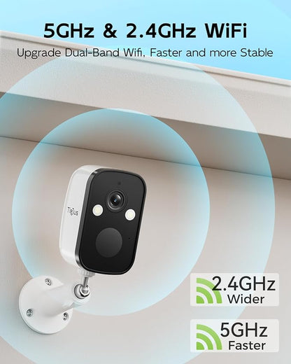 2K 5G Security Cameras Wireless Outdoor, PIR Detection, IP66/Alexa/2 Way Talk - Image 4