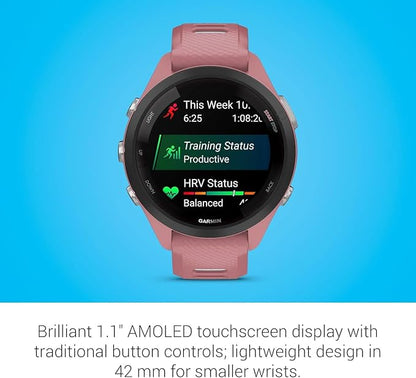 Garmin Forerunner 265S Running Smartwatch, Colorful AMOLED Display, Training - Image 3