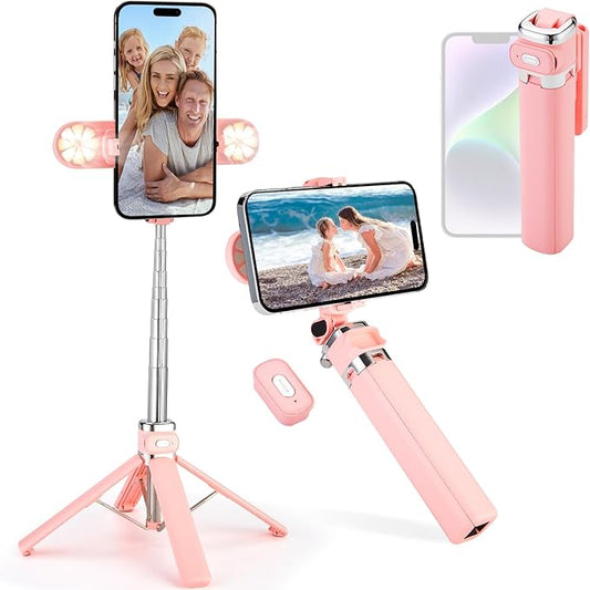Mini Phone Tripod Stand, MQOUNY 38" Phone Tripod &Selfie Stick by MQOUNY