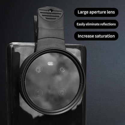 EMVANV 52mm Clip-on CPL Phone Camera Lens Filter, Phone Lens Filter Kit - Image 5