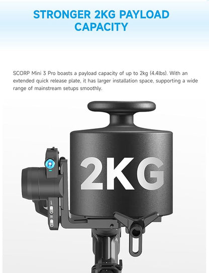 FeiyuTech SCORP Mini-3-Pro Gimbal Stabilizer - Image 5