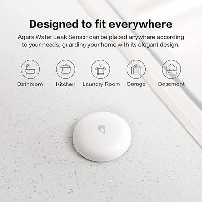 Aqara Water Leak Sensor 3 Pack & Zigbee Hub Kits, Zigbee Wireless Water Leak - Image 4