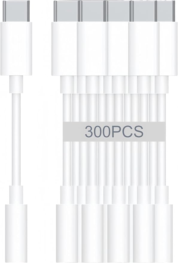 USB-C to 3.5mm Audio Headphone Adapter by Phoie