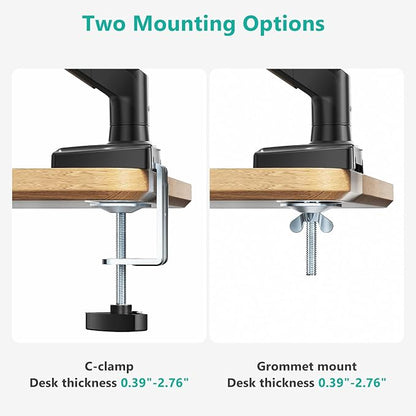 WALI Single Monitor Mount, Gas Spring Monitor Arm - Image 7
