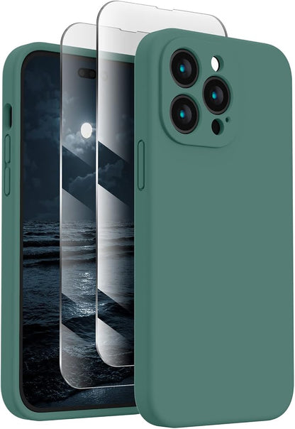 FireNova for iPhone 14 Pro Case, Silicone Upgraded Phone Case with, Soft by FireNova