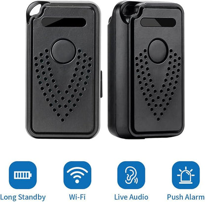 480Hr WiFi Mini Voice Recorder Live Stream 128G Voice-Activated Audio Recorder - Image 3