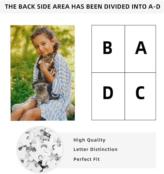 Custom Jigsaw Puzzle from Photos 300/500/1000 Pieces Personalized Wooden - Image 5