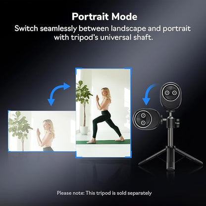 EMEET Piko+ Webcam 4K, World’s 1st Dual-Camera AI-Powered 4K Camera, 1/2.55'' - Image 7