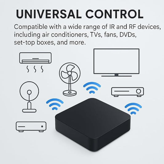Wi-Fi Universal IR/RF Remote Hub 433.92 MHz Fixed-Code Only, App Control via - Image 2
