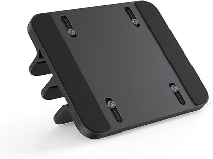 Dual Aluminum Vertical Laptop Stand Organizer, Sturdy Notebook Computer Holder - Image 3