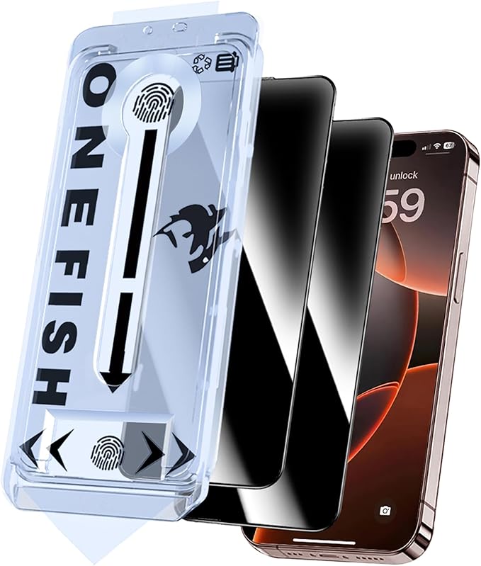 OneFish Screen Protector Privacy Glass by OneFish