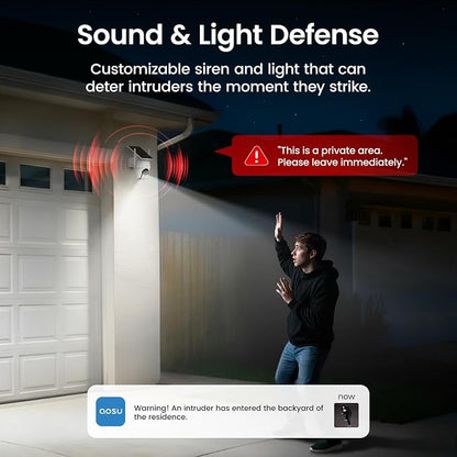 aosu Security Cameras Outdoor Wireless, 2 Cam-Kit, No Subscription Required - Image 6