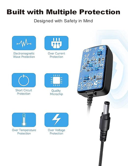 Lonnky DC 12V 2A Security Camera Power Adapter Combine - Image 6