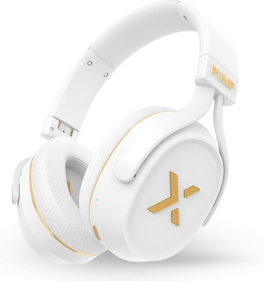 BlueAnt Pump X - The Gym Headphones | White/Gold | Sports Headphones | by BlueAnt