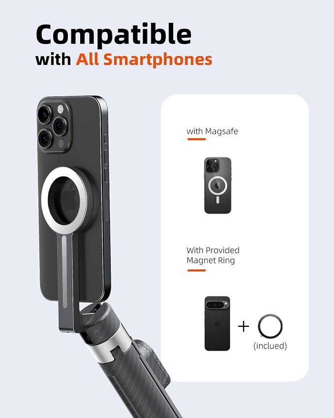 TODI 65" Magnetic Tripod for iPhone - Image 7