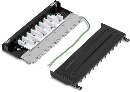TRENDnet 8-Port Cat6A Shielded Patch Panel, Wall Mount Ready, 10G Ready - Image 5