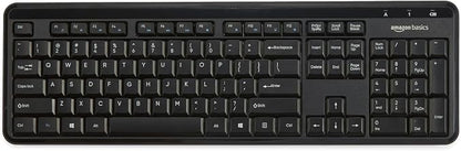 Amazon Basics 2.4GHz Wireless Keyboard and Mouse Combo, Quiet and Compact US - Image 2
