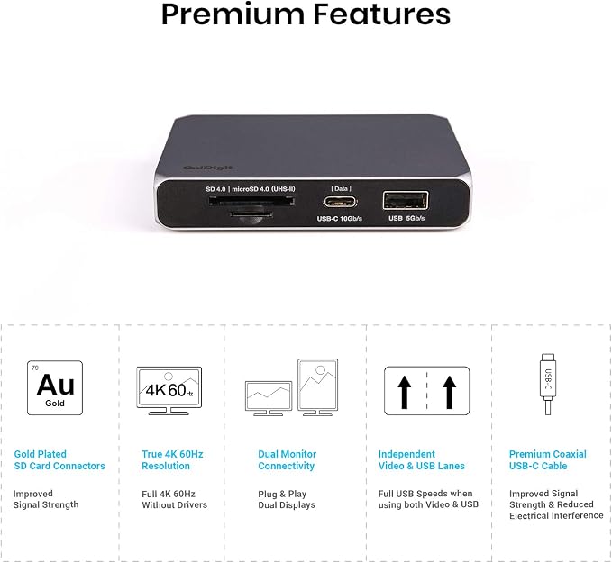 CalDigit USB-C 10Gb/s SOHO Dock - Image 3