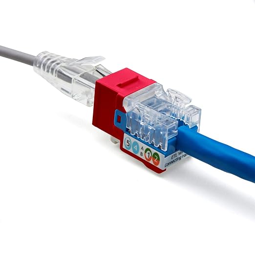 TRUE CABLE Cat6A Keystone Jack, Unshielded, 90 Degree Punch-Down, UL Listed - Image 7