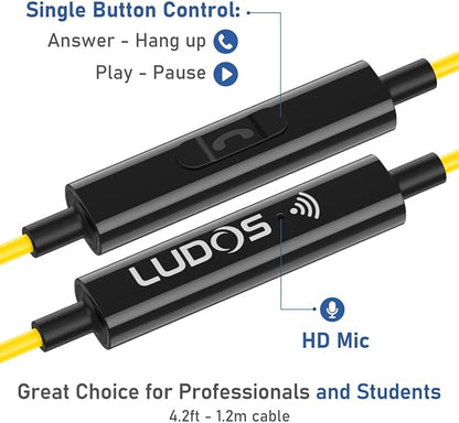 LUDOS Clamor USB C Headphones for iPhone 16 15 Pro Max Plus iPad Pro, 5 Years - Image 3