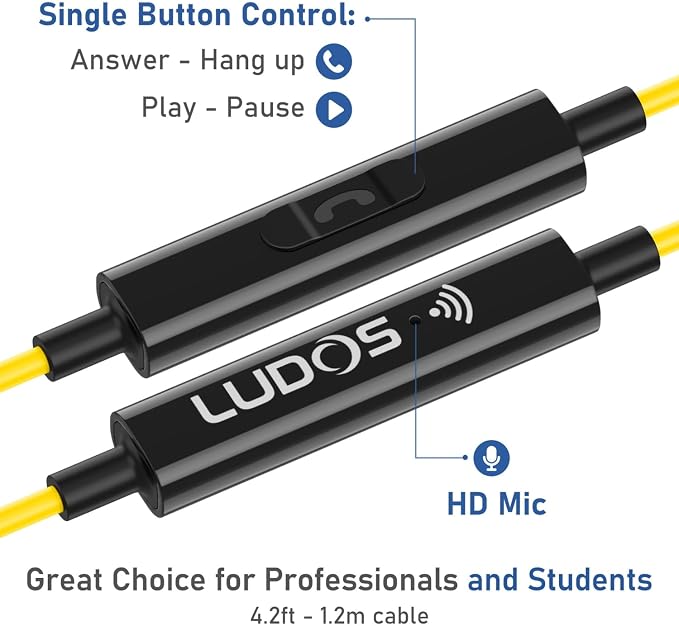 LUDOS Ultra USB C Headphones for iPhone 16 15 Pro Max Plus iPad Pro, 5 Years - Image 3