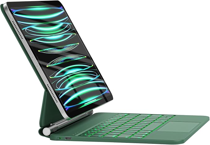 HOU Keyboard Case for iPad Air 11 inch 2025/2024&iPad Pro 11 Inch Gen 2022 by HOU