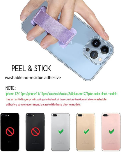 Phone Grip Holder for Hand, Universal Finger Strap Phone Holder, Finger Selfie - Image 4