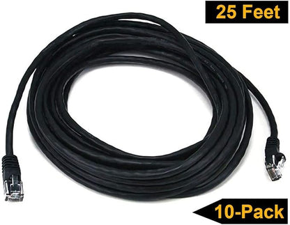 iMBAPrice 25' Cat5e Network Ethernet Patch Cable, 10 Pack - Image 8