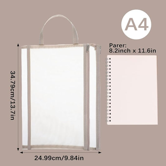 10 Pack Colored Mesh Zipper Pouch Bags, Double-Layer Nylon Puzzle Building - Image 2