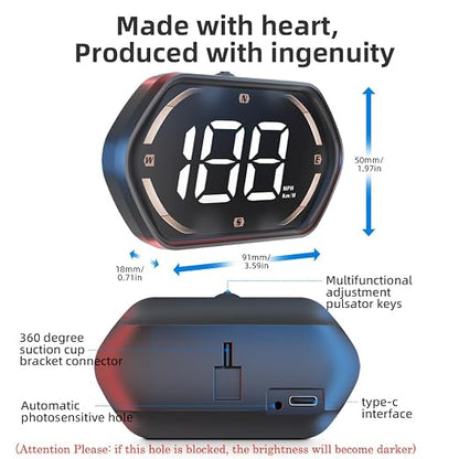 Universal GPS Speedometer HUD for Cars - Image 2