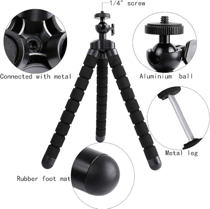 Magnetic Flexible Tripod for iPhone, Mini Bendable Tripod Stand - Image 4