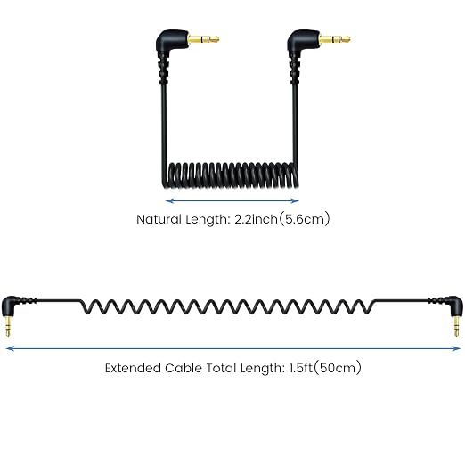 2-Pack 3.5mm Microphone Cable Compatible - Image 5