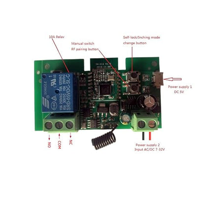 Smart Home Dry Contact Zigbee Relay Switch, Remote Control Zigbee Switch - Image 4