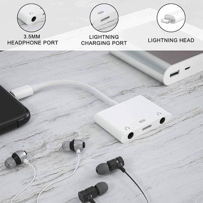 3in1 Lighting to 3.5mm, Headphone Adapter - Image 4