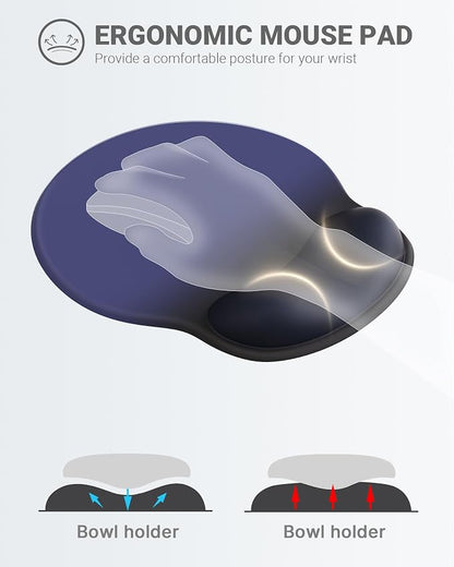 Ergonomic Mouse Pad Wrist Support, Comfortable Mouse Pad Wrist Rest, Relieve - Image 2