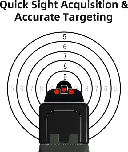 No-Tritium Fiber Optic Red/Green Sights - Image 5