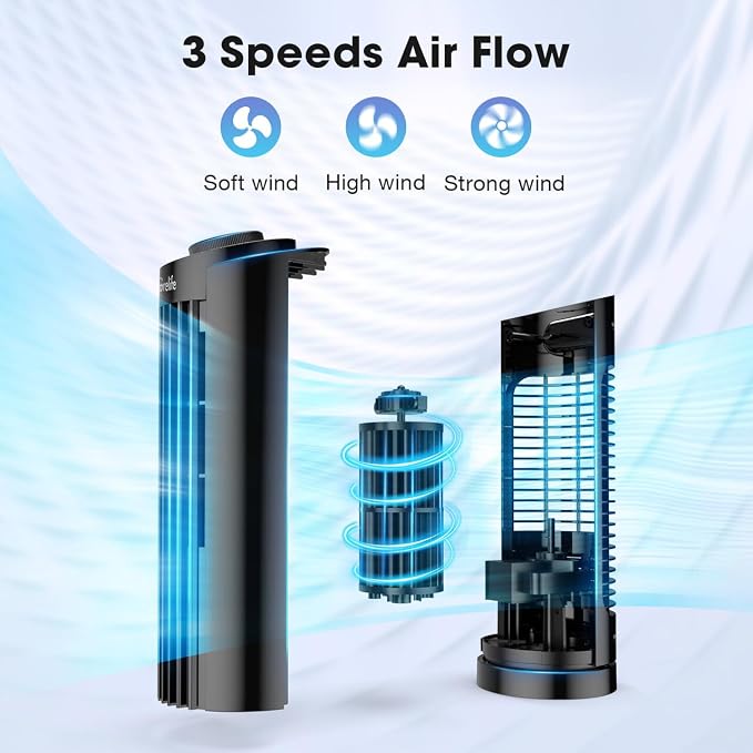 Grelife 13" Electronic Tower Fan - Image 2