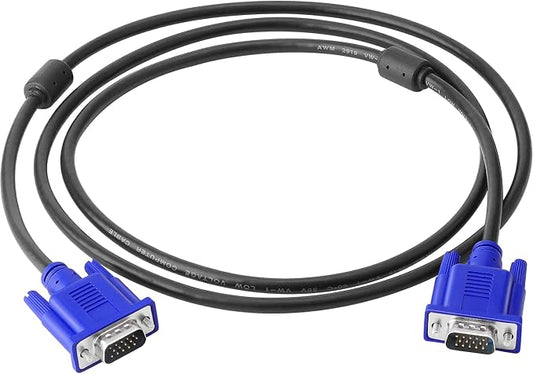 PASOW VGA to VGA Monitor Cable HD15 Male to Male by PASOW