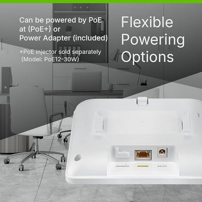 Zyxel WiFi 7 Wireless Access Point BE5100 | PoE+ / AC Powered | 2.5Gb Ethernet - Image 3