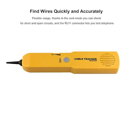 Electrical Wire Tracer Circuit Tester w/Tone Generator & Probe Kit, Cable - Image 3