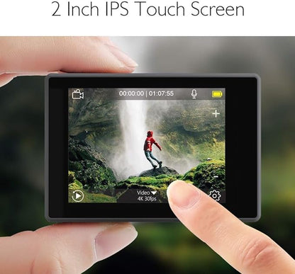 AKASO V50 Elite 4K60fps Touch Screen WiFi Action Camera Voice Control EIS 131 - Image 6