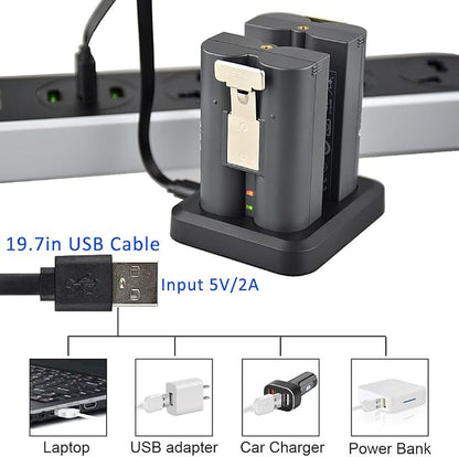 Battery Charger for Ring Rechargeable Battery, Dual Ring Battery Charger - Image 6