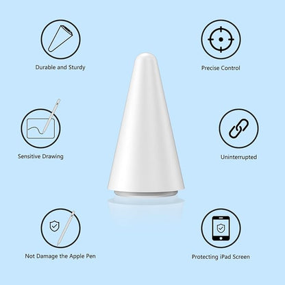 8 Pack Apple Pencil Tips, Replacement Tips Only Compatible - Image 2