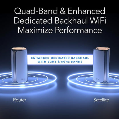 NETGEAR Orbi 970 Series Quad-Band WiFi 7 Mesh Network System - Image 5