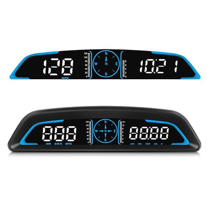 Digital GPS Speedometer MPH for Car 5.5 inch LCD Heads Up Display HUD by MAIMEIMI